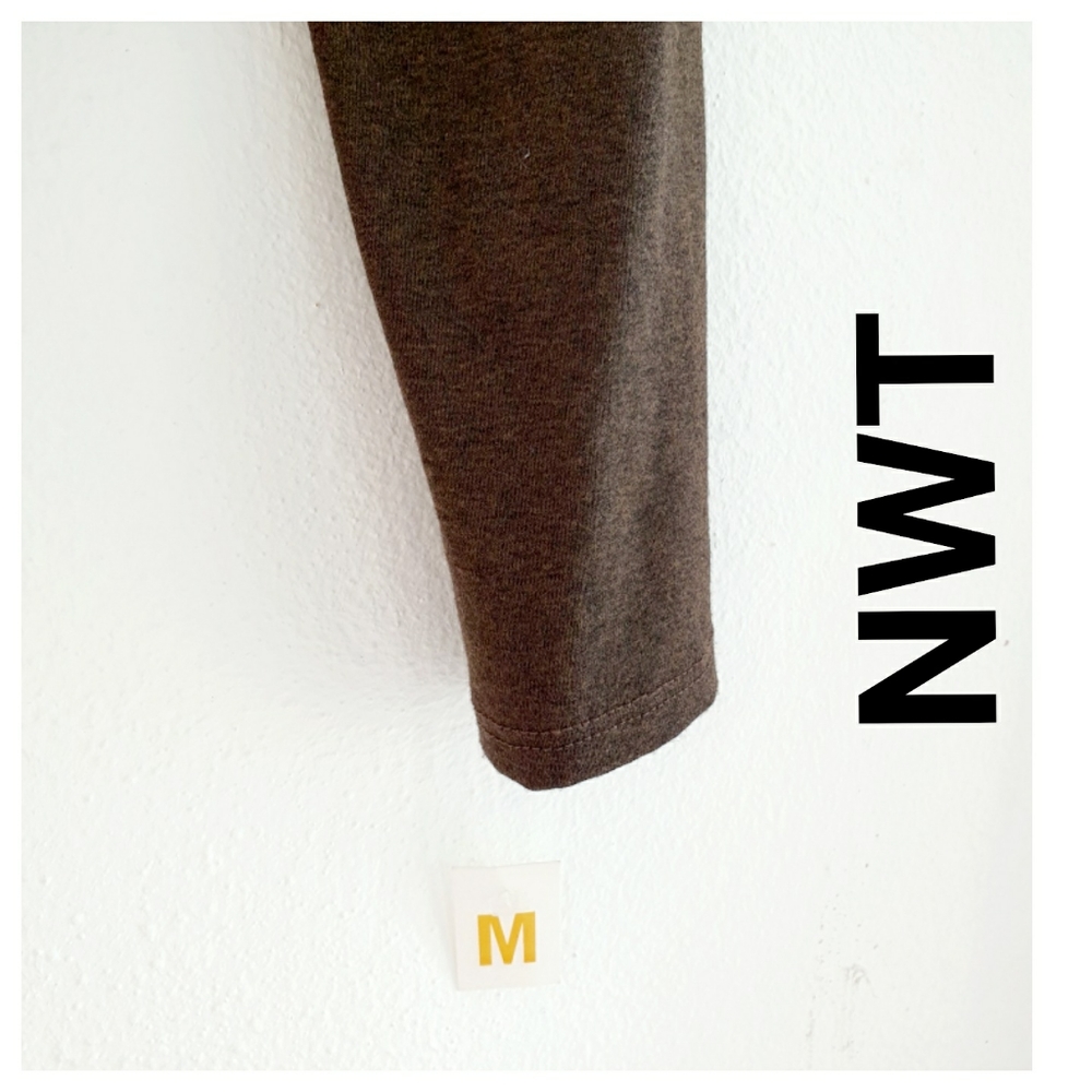 Brown Tie-Front Crop Top | Gold Trim Boho Chic - Picture 10 of 12